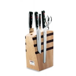 F. Dick Dick Design-Magnetmesserblock aus Holz, Serie "Premier Plus", 5-teilig