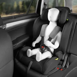 Tectake tectake® Autositz i-Size Zulassung, ISOFIX-Installation und Top Tether, mit Seitenaufprallschutz, längenverstellbarer 5-Punkt-Gurt, 8-fach höhenverstellbare Kopfstütze, ab 15 Monaten von 76 bis 150 cm, Belastbarkeit 36 kg