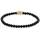 Rebel & Rose Armband Black Velvet Edelstahl RR-40108-G-S Größe 4 mm
