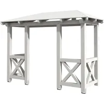 SKANHOLZ Vordach Wismar 5 351 x 134 cm weiß