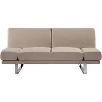 Schlafsofa 2-Sitzer YORK Stoff Beige