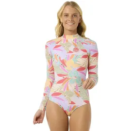 Rip Curl Cala Vadella Upf Damen Langarm Rashguard - Multico - XL