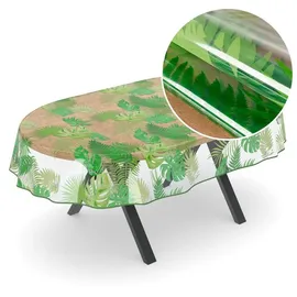 ANRO Tischdecke Klara 140 x 240 cm Weiß