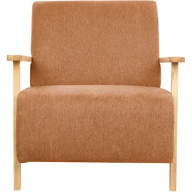 Beliani Sessel LESJA Polyester 77 x 79 x 90 cm Orange