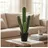 Homcom Kunstpflanze Säulenkaktus Fake Plant wie echt im Kunststofftopf Kaktus, HOMCOM, Höhe 53 cm, für Zuhause, Büro, Einweihungsgeschenke, Dekoration grün