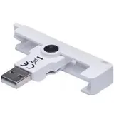 IDENTIV uTrust SmartFold SCR3500 C (USB-C), Speicherkartenlesegerät, Weiss