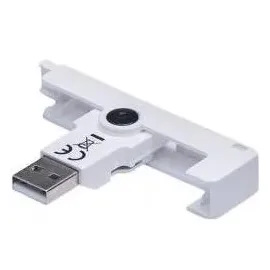 IDENTIV uTrust SmartFold SCR3500 C (USB-C), Speicherkartenlesegerät, Weiss