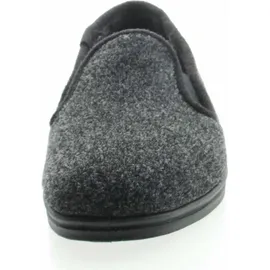 ROHDE Herren Hausschuh Slipper geschlossen Weite G 1/2 Lillestrom 2603, Größe:44 EU, Farbe:Schwarz