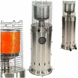 Apex - Edelstahl Terrassenheizstrahler Heizpilz 56705 Gas Heizstrahler Terrassenheizer