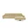 Wohnwert Eckcouch Leder 3-Sitzer Beige
