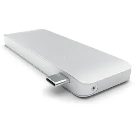 Satechi USB-C Passthrough Hub Silber für Macbook 12"