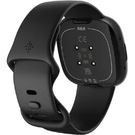 Fitbit Versa 4 aluminium graphit schwarz/schwarz