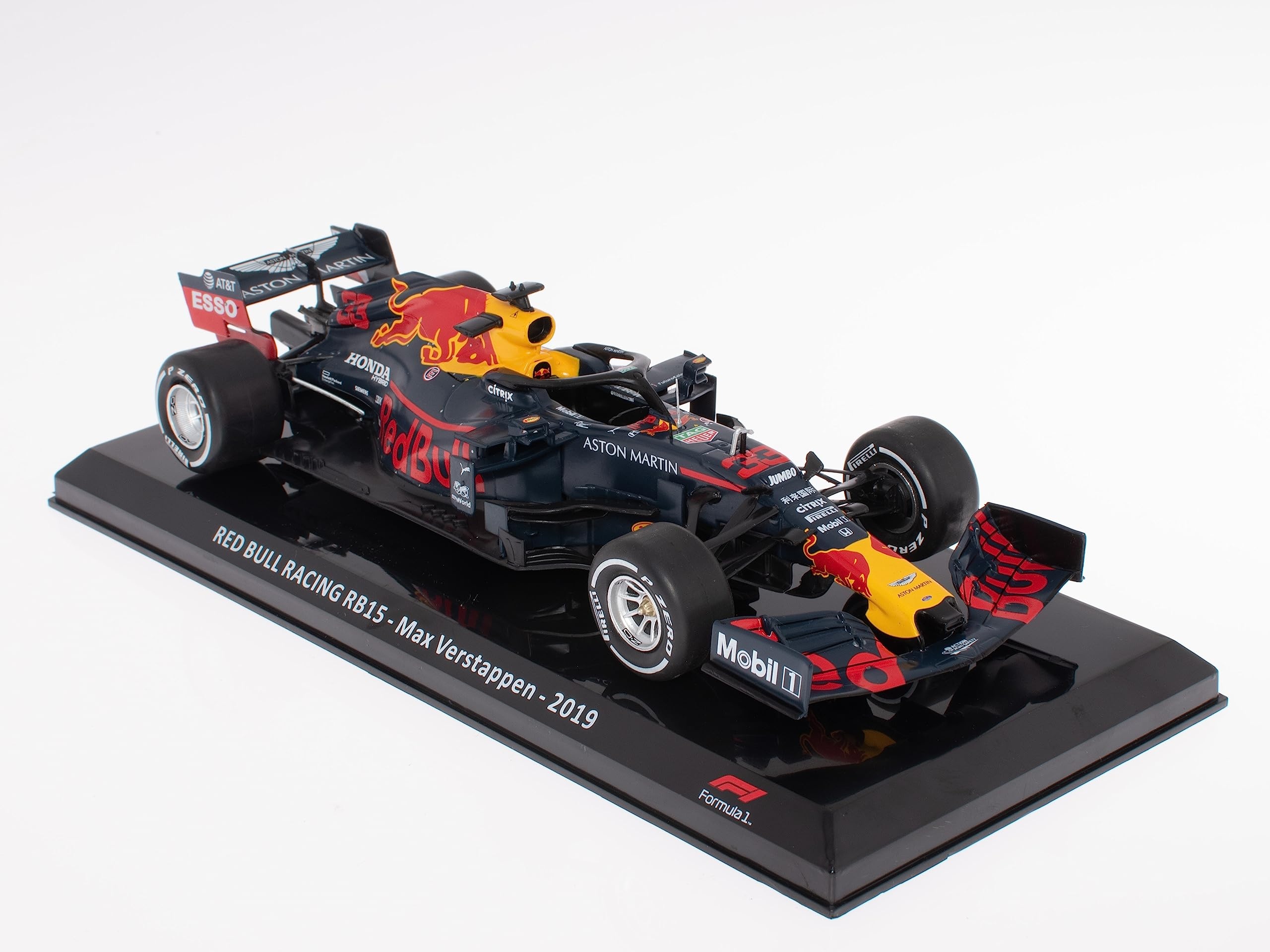 - Formel-1-Auto 1/24 kompatibel mit RED Bull Racing RB15 – Max Verstappen – 2019 – OR043