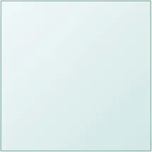 vidaXL Tischplatte Transparent 50 x 50 cm