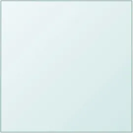 vidaXL Tischplatte Transparent 50 x 50 cm