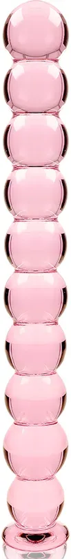 NEBULA SERIES - Modell 22 Dildo aus Borosilikatglas, 21,5 cm Ø 2,5 cm - Transparent