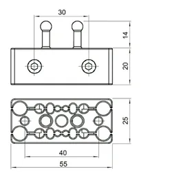 BACHMANN Easy-Stop silber