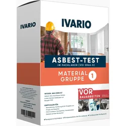 Asbest-Test Materialgruppe 1