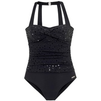 LASCANA Badeanzug Damen schwarz Gr.54 Cup B