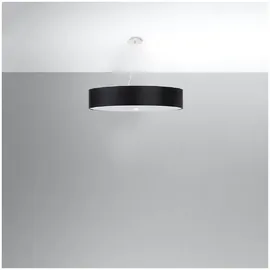 Sollux Skala 1-flg. 80 cm rund schwarz