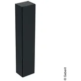 Geberit ONE Hochschrank 180 x 29,1 cm Mattschwarz Holz