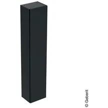 Geberit ONE Hochschrank 180 x 29,1 cm Mattschwarz Holz