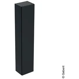 Geberit ONE Hochschrank 180 x 29,1 cm Mattschwarz Holz