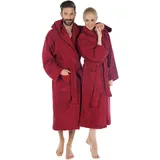 CELINATEX Bademantel Rot S
