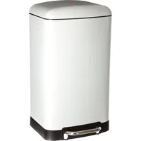 5five simply smart - 30l metall-pedaleimer "ariane" weiß -