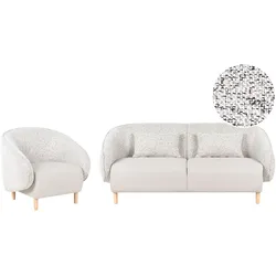 Sofa Set UMEA  Stoff Hellbeige