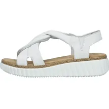 Rieker Sandalen Damen Weiß 43