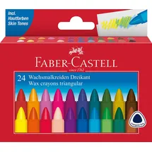 Faber-Castell Wachsmalstifte 24 St. mehrfarbig