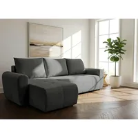 Home Affaire Eckcouch Polyester 2-Sitzer Grau