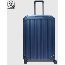 Piquadro PQ Light Mittelgroßer Trolley mit 4-Rollen, erweiterbar4 Rollen Mattblau