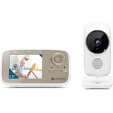 Motorola Nursery VM 483 - Babyphone mit Kamera - VM483-2.8 Zoll-Elterneinheit - Infrarot - Digitaler Zoom - Talk-back-Funktion - Video-Babyphone