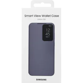 Samsung Galaxy S24 Smart View Wallet Case Violett