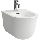Laufen The New Classic Wandbidet, 1 Hahnloch, mit Überlauf, verdeckte Befestigung, H8308514003021,