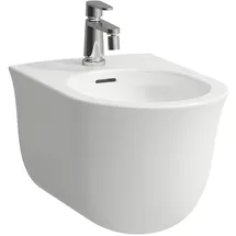 Laufen The New Classic Wandbidet, 1 Hahnloch, mit Überlauf, verdeckte Befestigung, H8308514003021,
