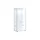 VCM Vitrine Glasol 51,8 x 34,8 x 114,5 cm Weiß