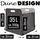 Dune Design Aufbewahrungsbox 33 x 38 x 33 cm 2-tlg. Grau