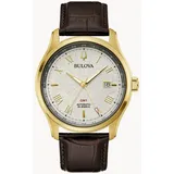 BULOVA Wilton GMT Leder 43 mm 97B210