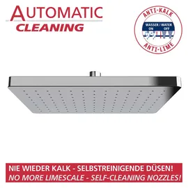 Wenko Regenduschkopf Automatic Cleaning Kunststoff (ABS) 17 x 25 cm Chrom
