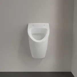 Villeroy & Boch O.NOVO Keramik Absaug Urinal mit Deckel und Ceramic Plus Beschichtung,weiß