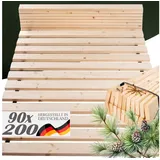 TUGA - Holztech Rollrost Massivholz Fichte 90 x 200 cm