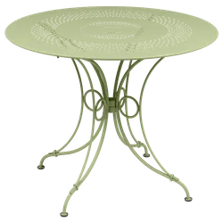 Fermob 1900 Tisch Stahl Ø 96 CM - Grau