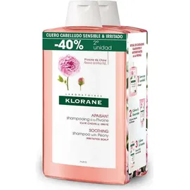 Klorane A La Peonía Bio Champú Calmante Duo 2 X 400 Ml