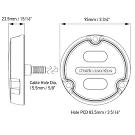 Hella Marine Licht Apelo A1 One Size Anthrazit