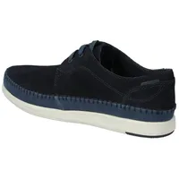 CLARKS Herren Bratton Lo Boat Shoe, Navy Suede, 42.5 EU