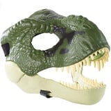 XBHNISDH Dinosaurier Maske Dino Maske Beweglicher Kiefer Velociraptor Dino Maske Tier Masken Latex Dinosaurier Kopf Maske für Halloween Kostüme Party (F)