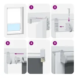 vidaXL Verdunkelungsrollo Rot 135x150cm Stoffbreite 131,6cm Polyester